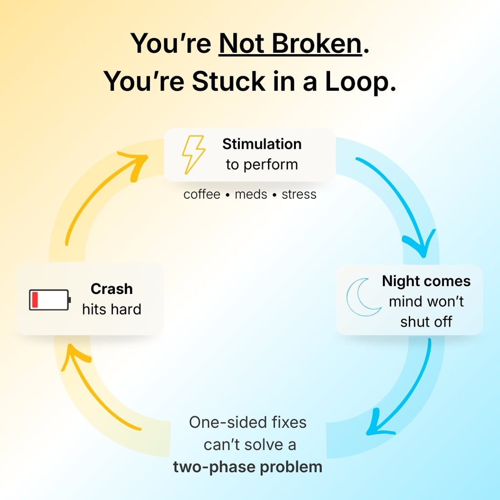 Calm Focus by Day. Real Shutoff at Night.