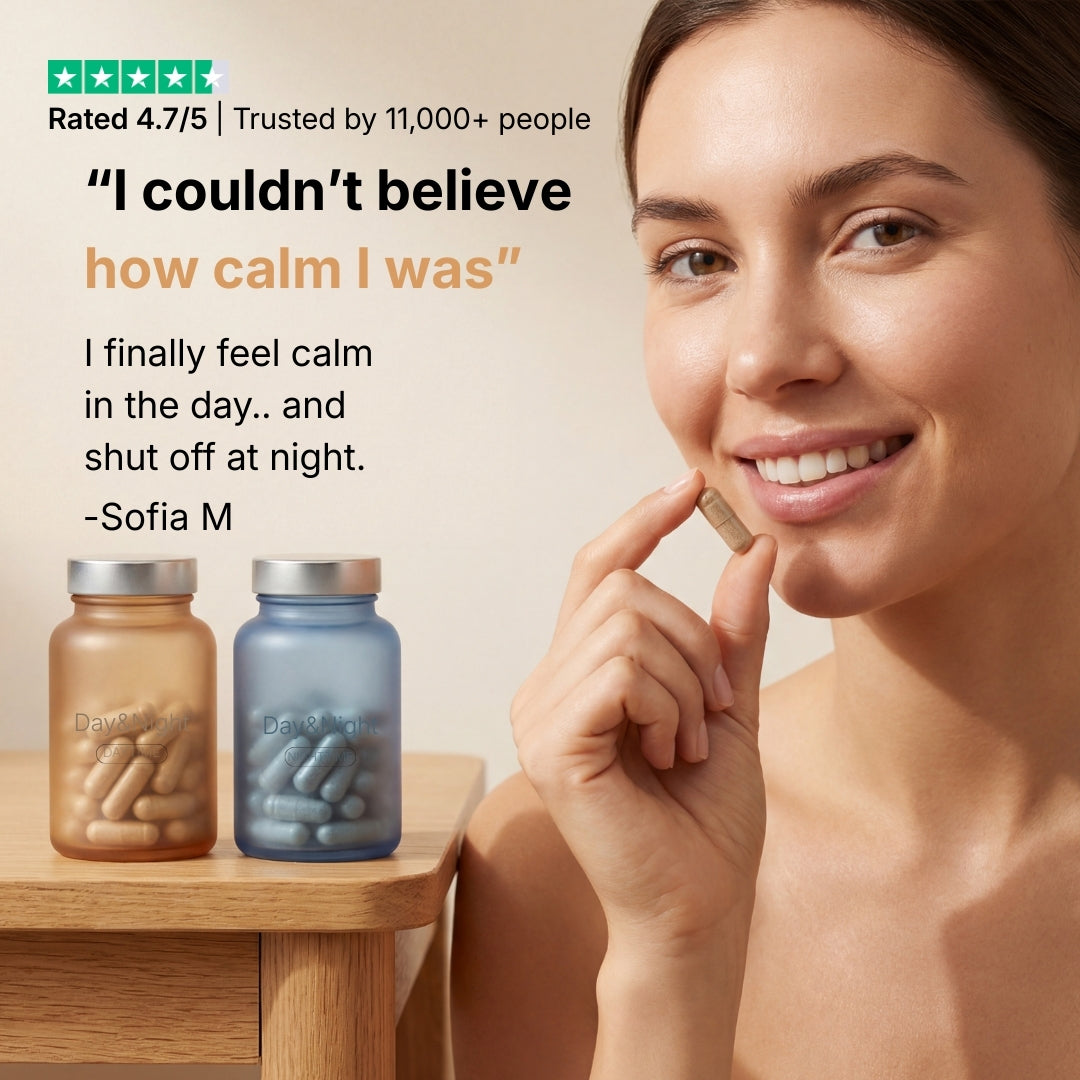 Calm Focus by Day. Real Shutoff at Night.